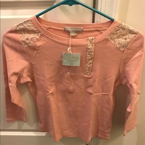 NWT Janesville Paisley Embellished Long Sleeve XS